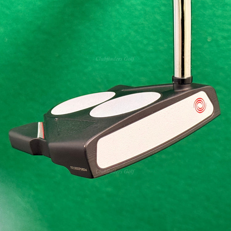 Odyssey 2022 White Hot 2-Ball TEN 35" Double-Bend Mallet Putter W/Stroke Lab Red