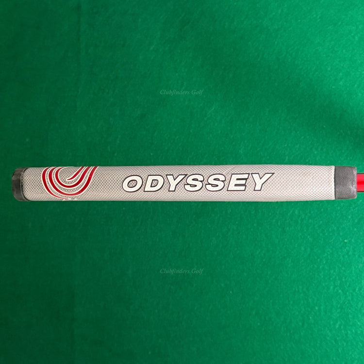 Odyssey 2022 White Hot 2-Ball TEN 35" Double-Bend Mallet Putter W/Stroke Lab Red