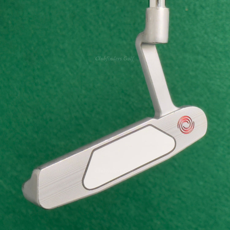 Odyssey White Hot OG 1 34" L-Neck Blade Putter Golf Club W/ Stroke Lab Red