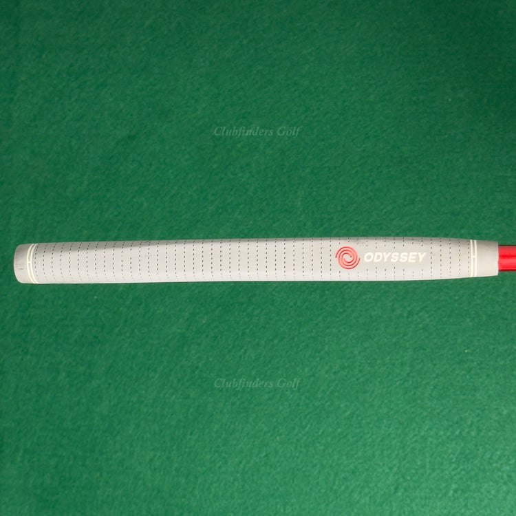 Odyssey White Hot OG 1 34" L-Neck Blade Putter Golf Club W/ Stroke Lab Red
