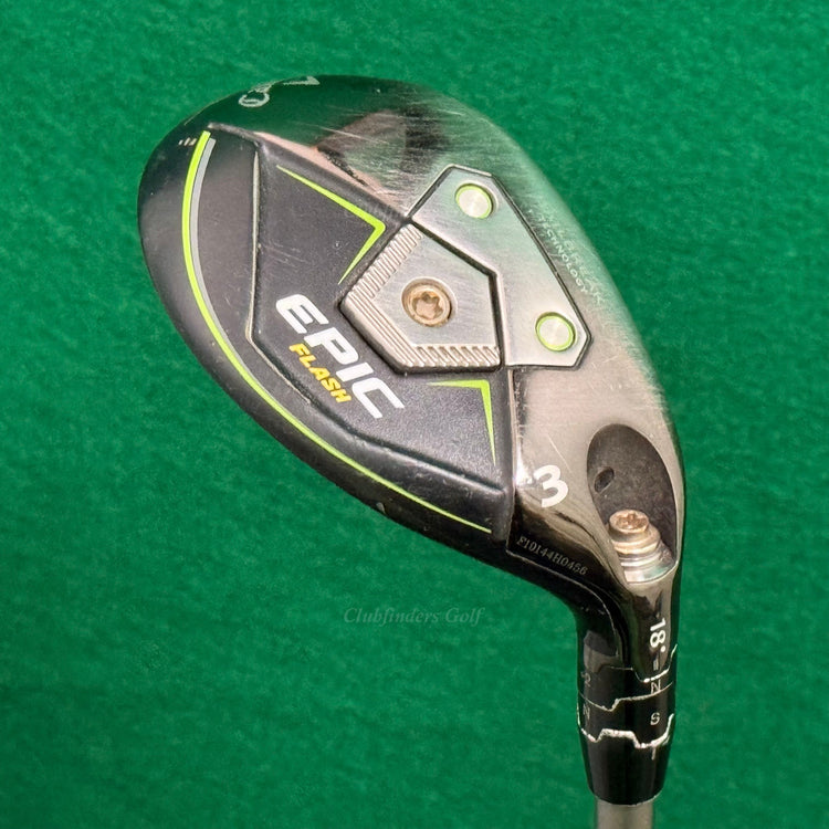 Callaway EPIC Flash 18° 3 Hybrid Fujikura Speeder Evolution Graphite Seniors