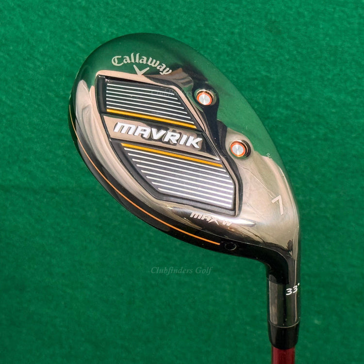 Callaway Mavrik Max W 33° 7 Hybrid Aldila DVS Hybrid 85-R Graphite Regular