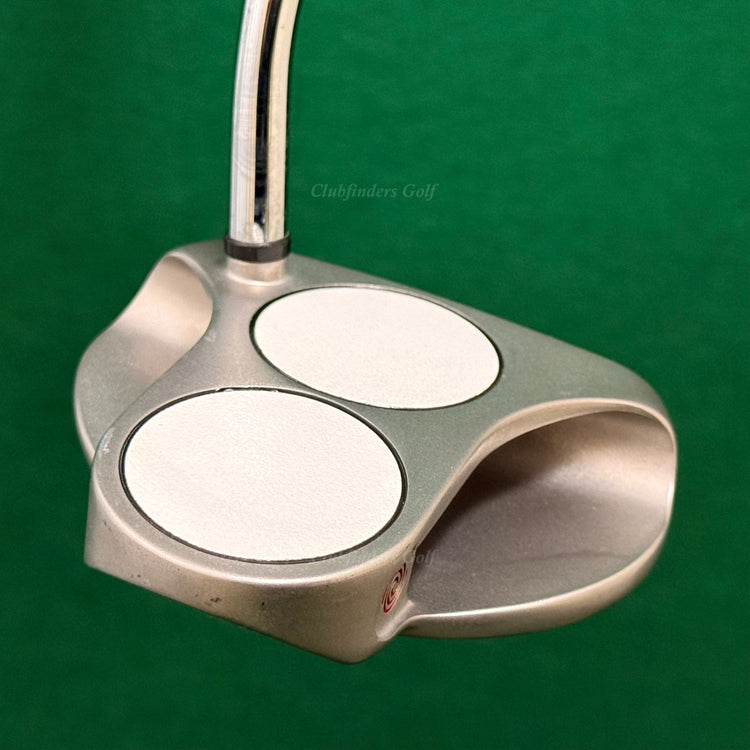 Odyssey White Hot 2-Ball 35.5" Double-Bend Mallet Putter w/SuperStroke
