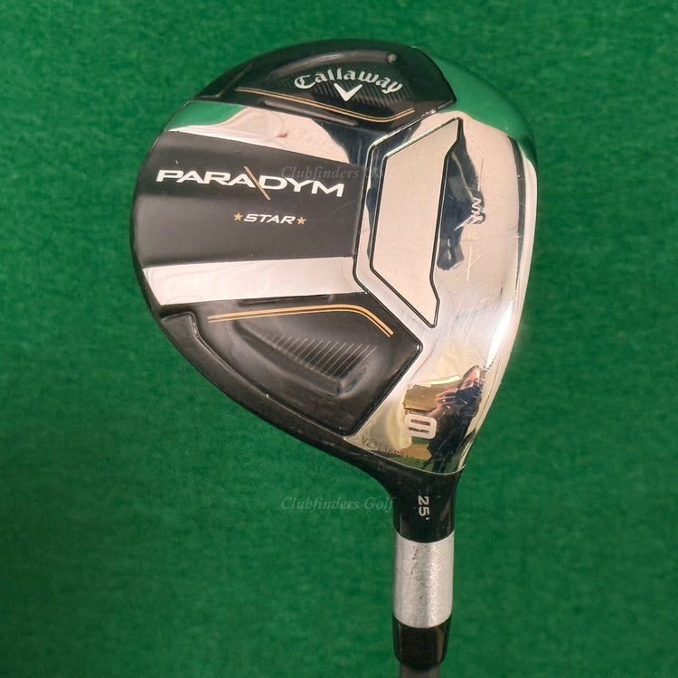 Callaway Paradym Star 25° Fairway Wood 9 Fujikura Pro 65 Graphite Stiff
