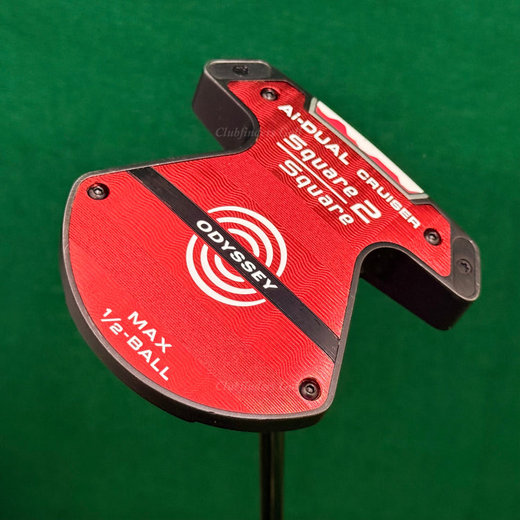 Odyssey Ai-DUAL Square 2 Square Cruiser MAX 1/2-Ball 38" Belly Putter SL140 w/HC