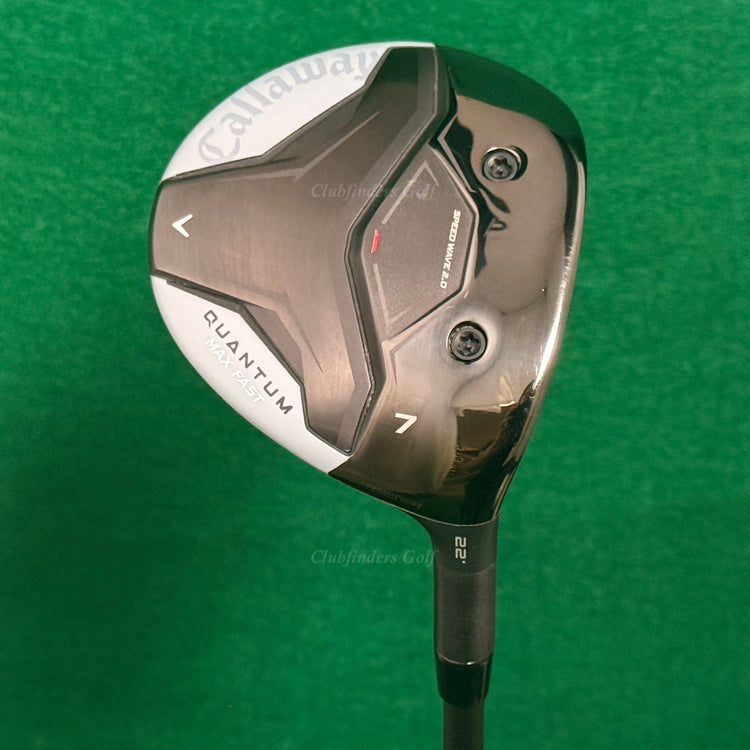 Callaway Quantum Max Fast 22° Fairway 7 Wood Vanquish 4-R2 Seniors w/ HC