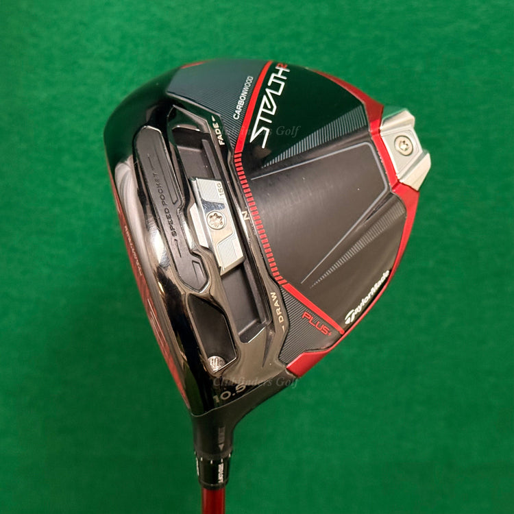 LH TaylorMade Stealth 2 Plus+ 10.5° Driver Denali Red 50g 6.0 Graphite Stiff