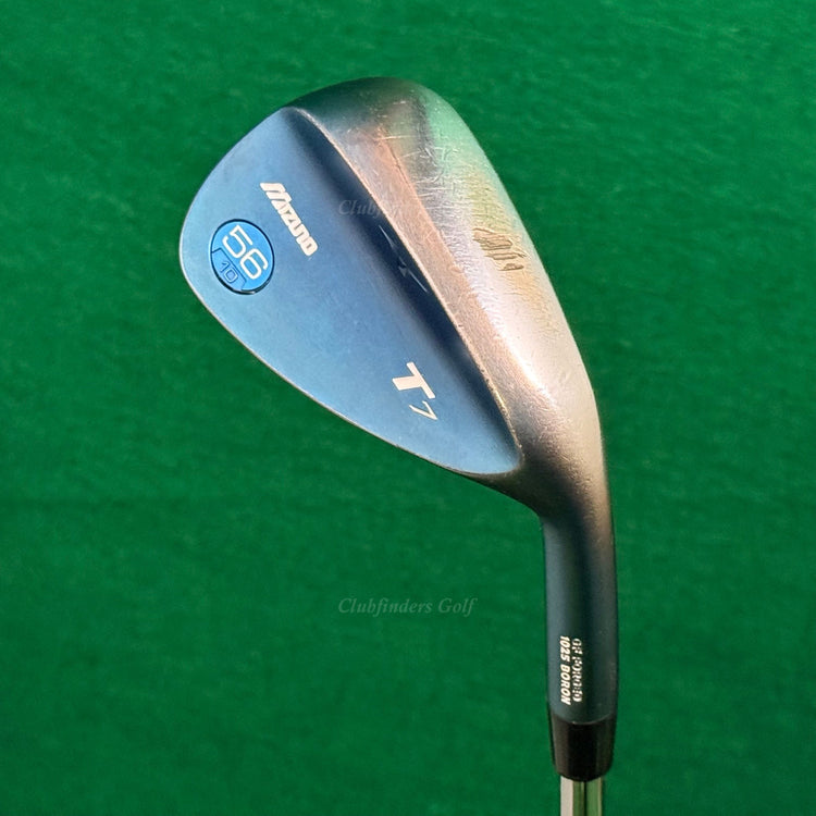 Mizuno T7 Blue Ion 56-10 56° Sand Wedge Stepped Steel Wedge Flex