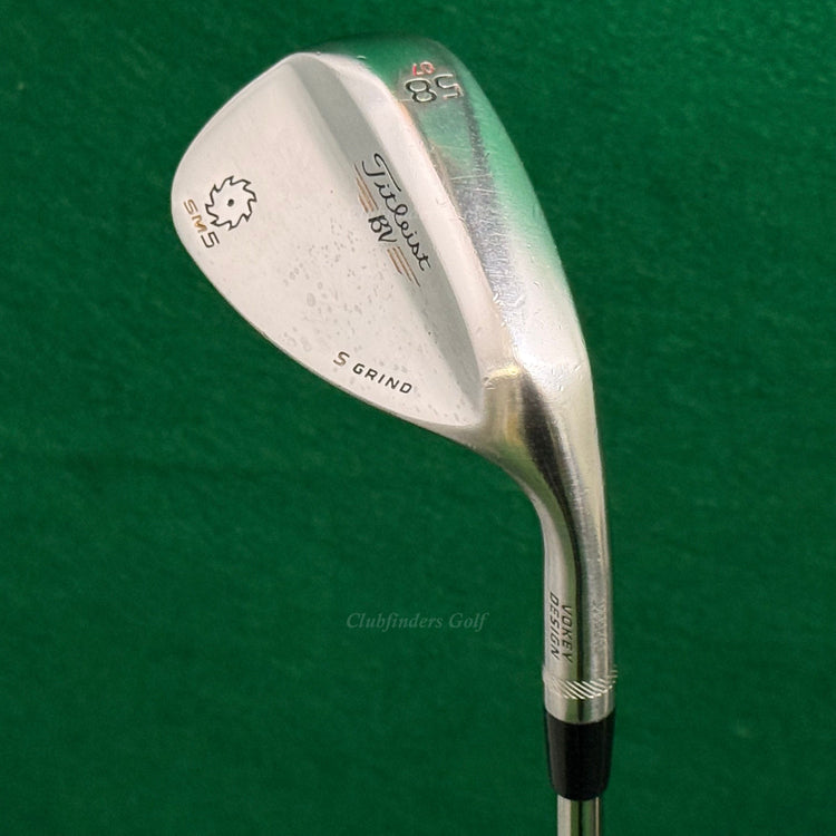 Titleist Vokey SM5 Tour Chrome 58-7S 58° Lob Wedge Vokey Design Steel Wedge Flex