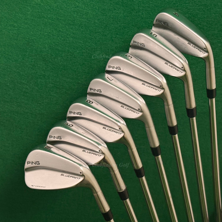 Ping Blueprint Forged Black Dot 4-PW Iron Set Project X Rifle 6.0 Steel Stiff