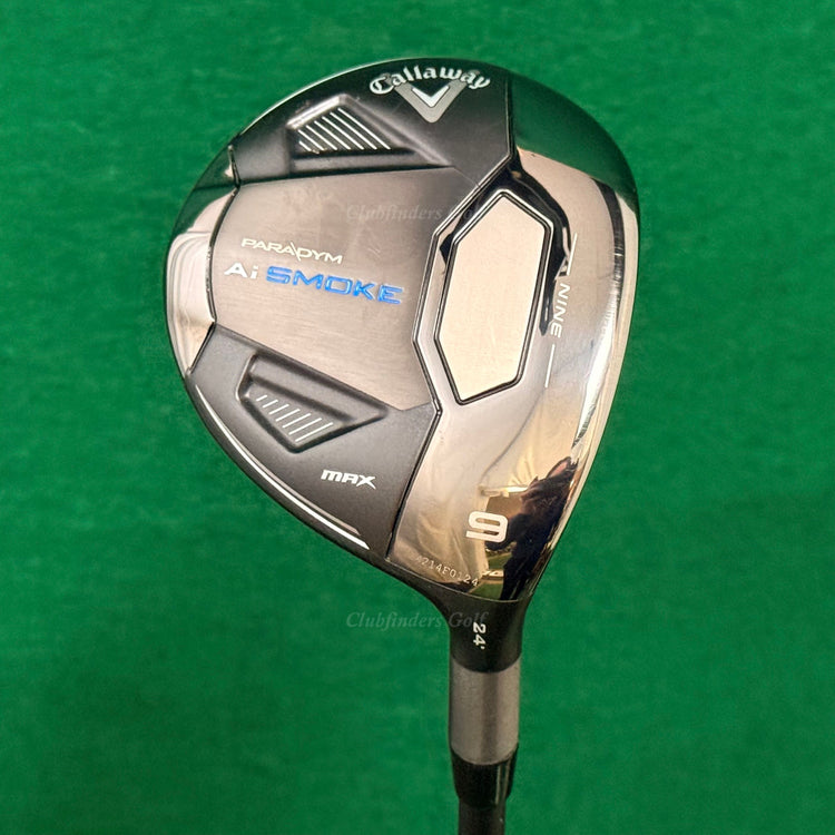 Callaway Paradym Ai Smoke Max 24° Fairway 9 Wood Cypher Fifty 5.5 Regular w/ HC