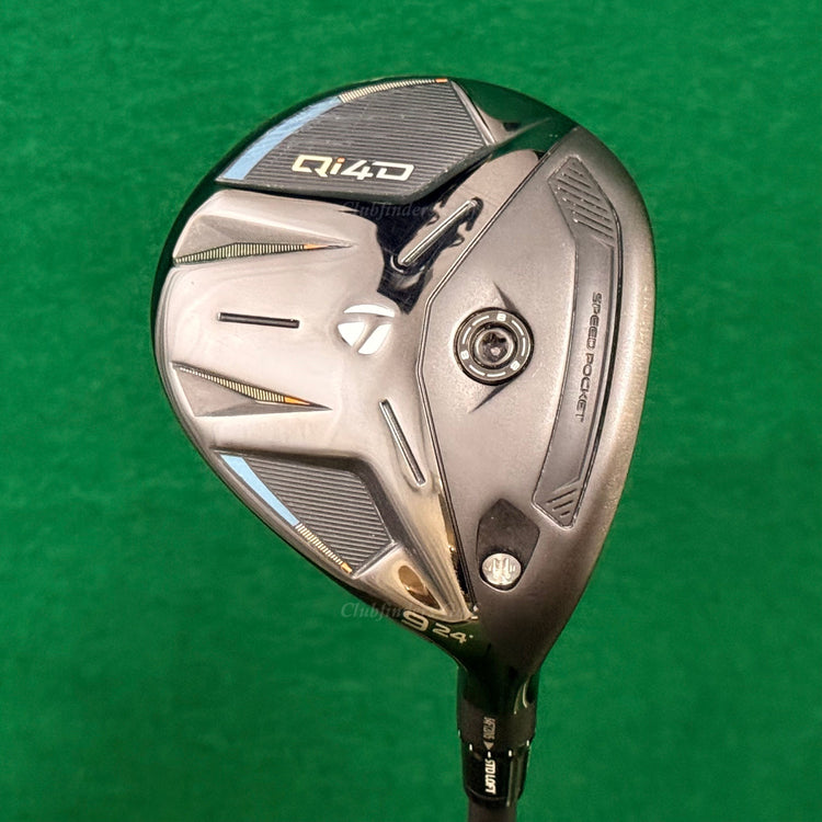 TaylorMade Qi4D 24° Fairway 9 Wood Mitsubishi REAX 55-A Graphite Seniors w/HC