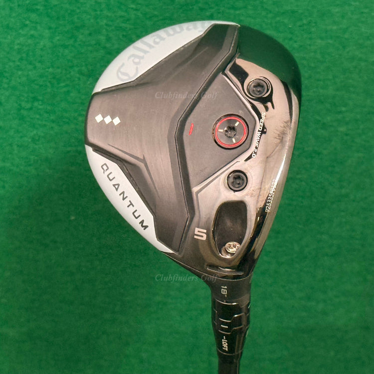 Callaway Quantum Triple Diamond 18° Fairway Wood 5 UST Mamiya LINQ 7F4 Stiff
