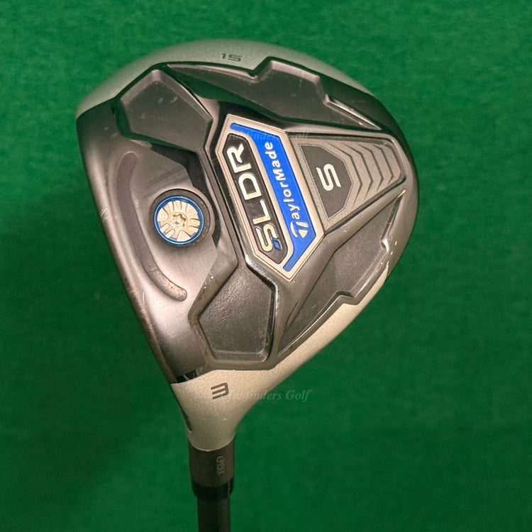 LH TaylorMade SLDR S 15° 3 Fairway Wood Fujikura Speeder 65 Regular *Dent*
