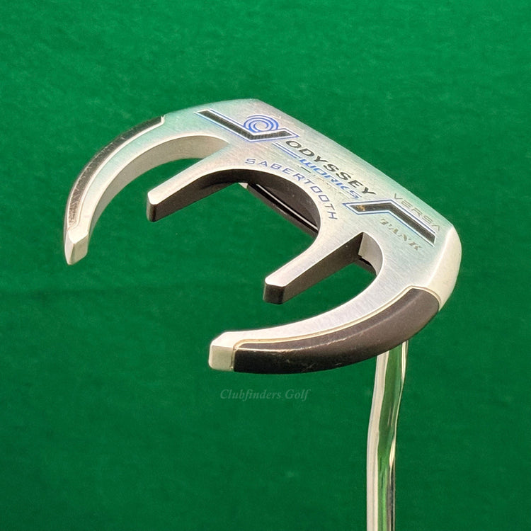 Odyssey Works Versa Tank Sabertooth 38" Double-Bend Putter w/Super Stroke
