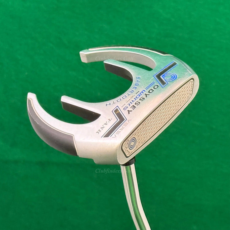 Odyssey Works Versa Tank Sabertooth 38" Double-Bend Putter w/Super Stroke