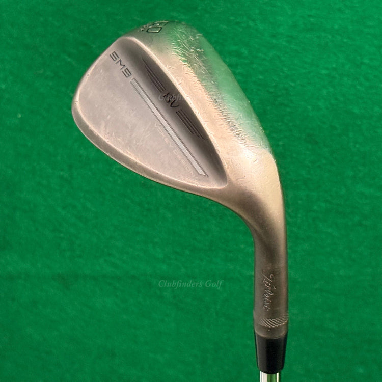 Titleist Vokey SM9 Jet Black 60-8M 60° Lob Wedge Vokey Design Steel Wedge Flex