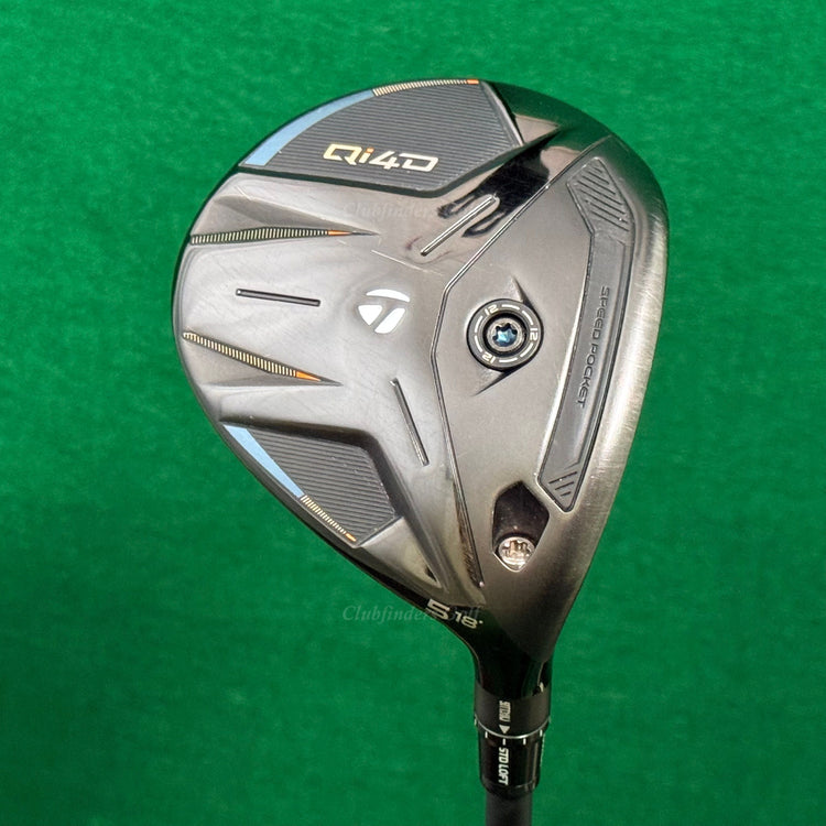 TaylorMade Qi4D 18° Fairway 5 Wood Mitsubishi REAX 75-S Graphite Stiff w/HC