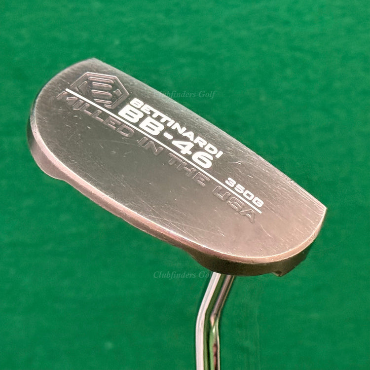 Bettinardi BB-46 350g 34" Single-Bend Mid-Mallet Putter w/Headcover