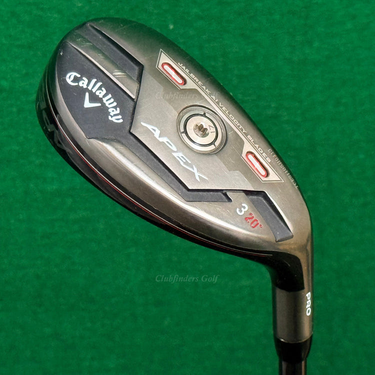 Callaway Apex Pro 2021 20° 3 Hybrid Graphite Design Tour AD HY-75s Stiff