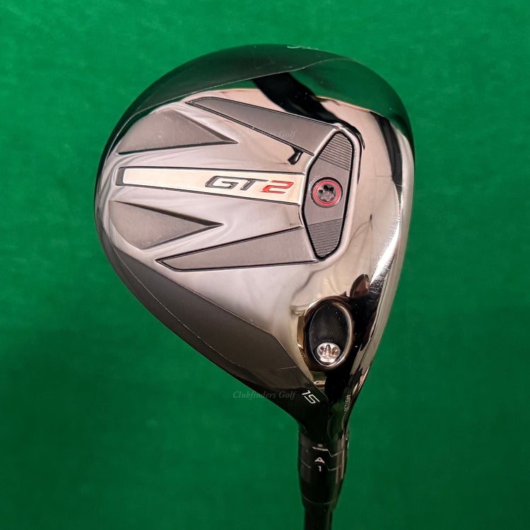 Titleist GT2 15° Fairway Wood Project X HZRDUS Smoke RDX 6.0 Graphite Stiff
