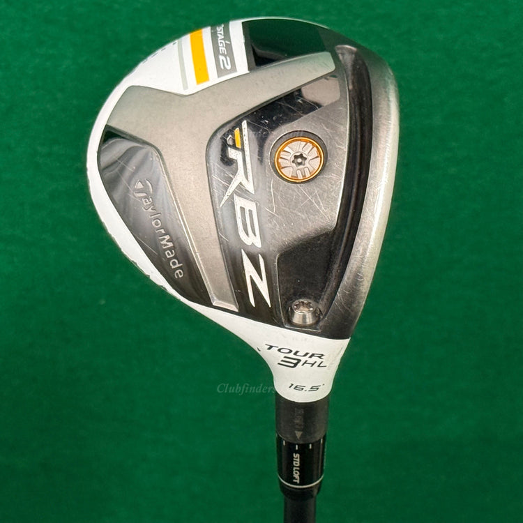 TaylorMade RBZ Stage 2 Tour 16.5° Fairway 3HL Wood RocketFuel 70-S Stiff *DENT*