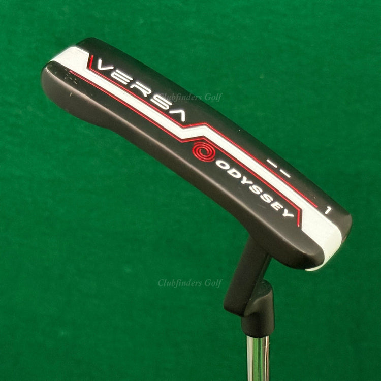 Odyssey Versa #1 Black 35.25" Plumber's Neck Blade Putter w/ Super Stroke