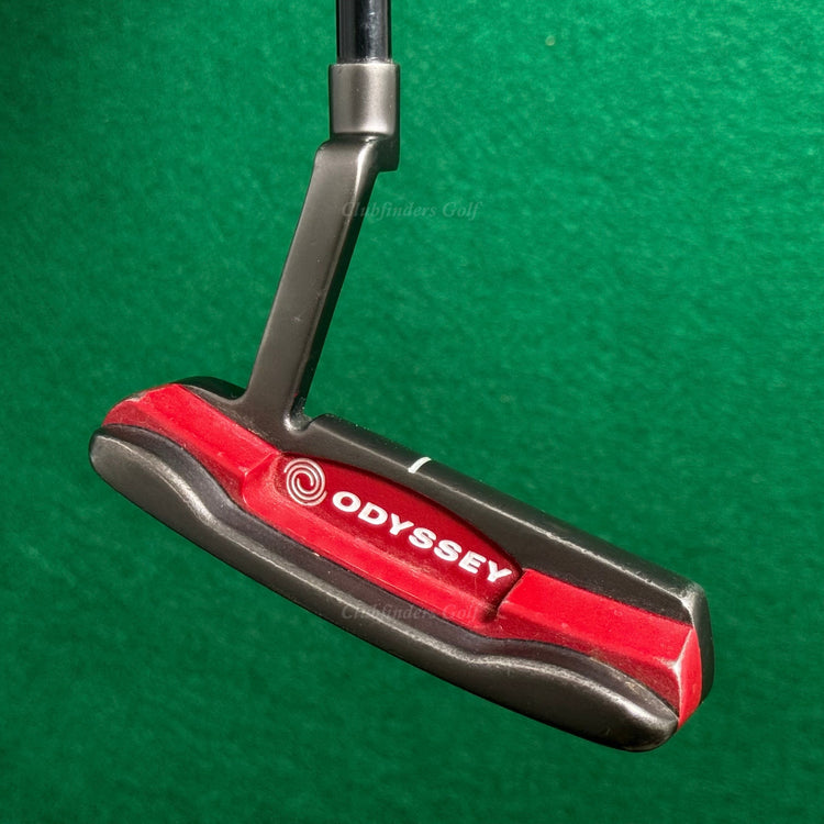 Odyssey Works Versa #1 Limited Color Red 35" Plumber's-Neck Putter w/SuperStroke