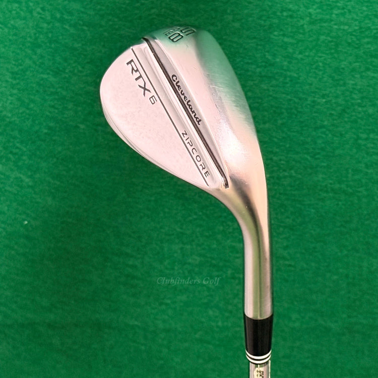 Cleveland RTX 6 Zipcore Low Chrome 58-6 58° Lob Wedge DG Spinner TI Wedge Flex