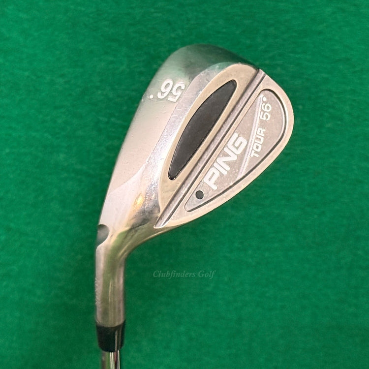 LH Ping Tour Chrome Black Dot 56° Sand Wedge Stepped Steel Wedge Flex