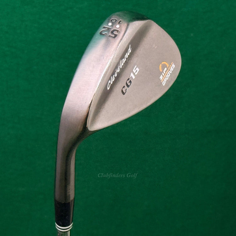 LH Cleveland CG15 Black Pearl 52-10 52° Gap Wedge Cleveland Traction Wedge Flex
