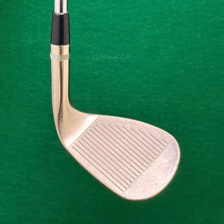LH Titleist Vokey SM9 Brushed 56-8M 56° Sand Wedge Stepped Steel Wedge Flex