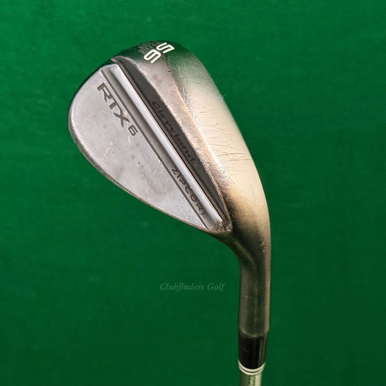 Cleveland RTX6 Zipcore Mid Black 56-10 56° Sand Wedge DG Spinner TI Wedge Flex