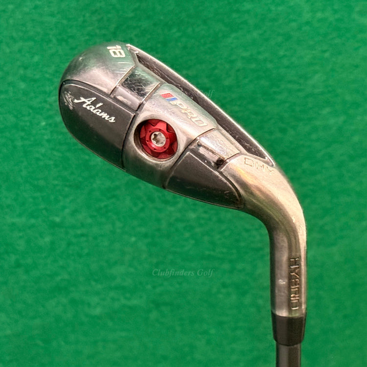 Adams Pro DHY 18° Hybrid Aldila Tour Blue ATX85H-X Graphite Extra Stiff