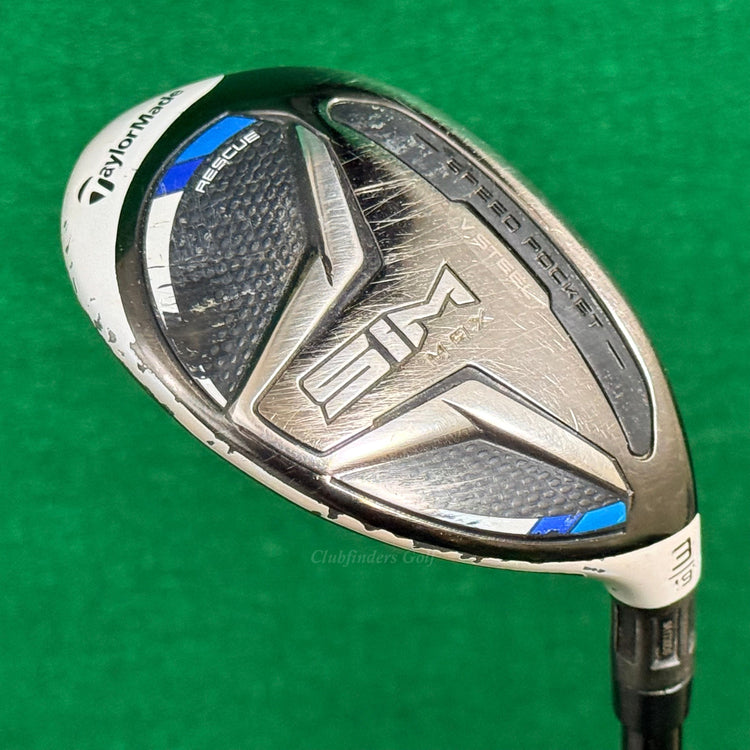 TaylorMade SIM Max 19° 3 Hybrid HZRDUS Smoke Red RDX 6.5 80g HY Extra Stiff