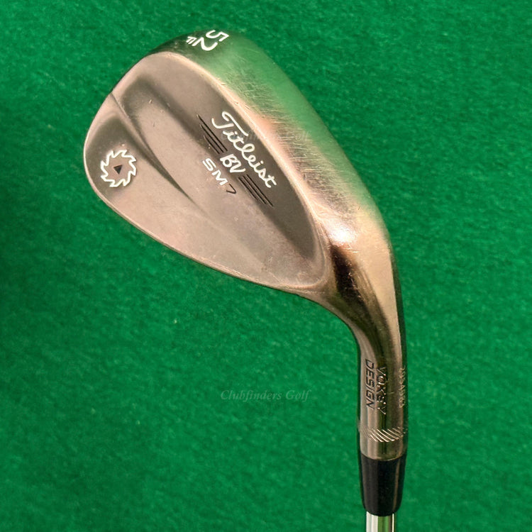 Titleist Vokey SM7 Brushed 52-8F 52° Gap Wedge Vokey Design Steel Wedge Flex