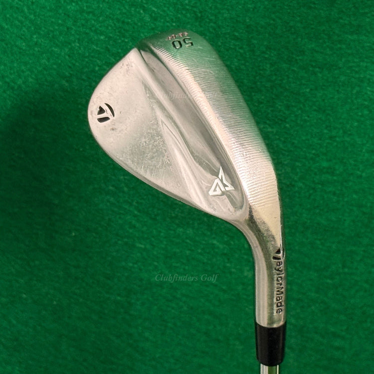 TaylorMade Milled Grind Chrome 50-SB9 50° Gap Wedge KBS Tour 105 Wedge Flex