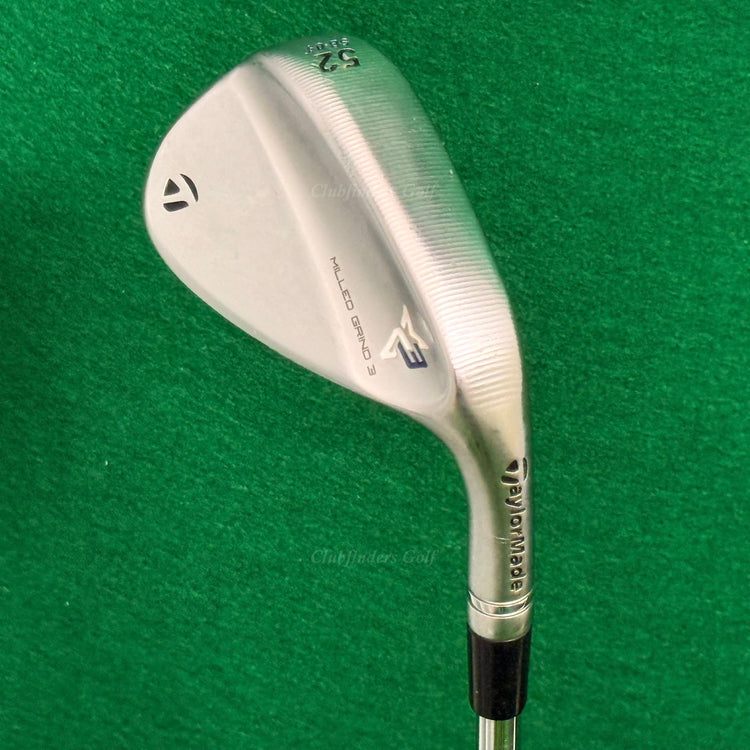 TaylorMade Milled Grind 3 MG3 Chrome 52-SB9 52° Gap Wedge DG S200 TI Steel Stiff