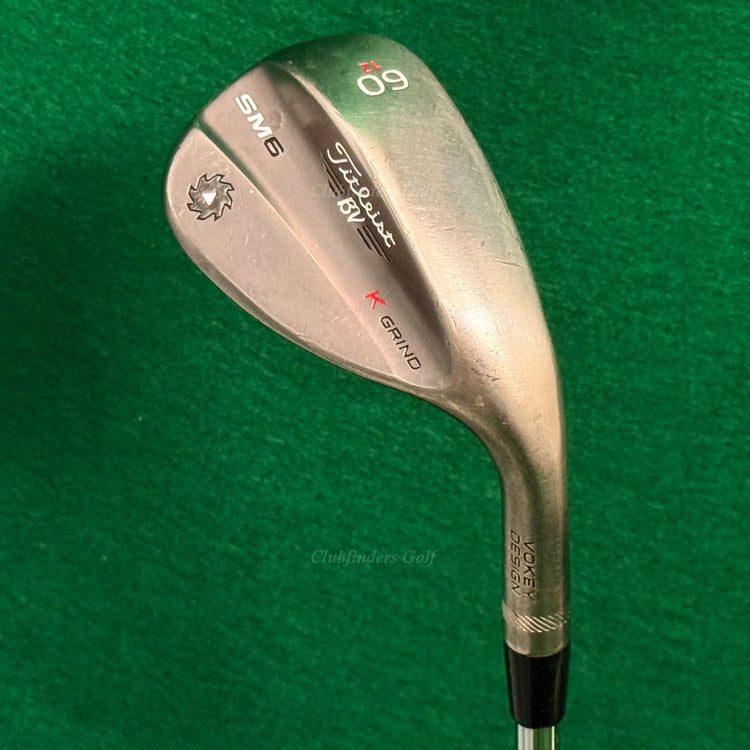 Titleist Vokey SM6 Nickel 60-12K 60° Lob Wedge Vokey Design Steel Wedge Flex