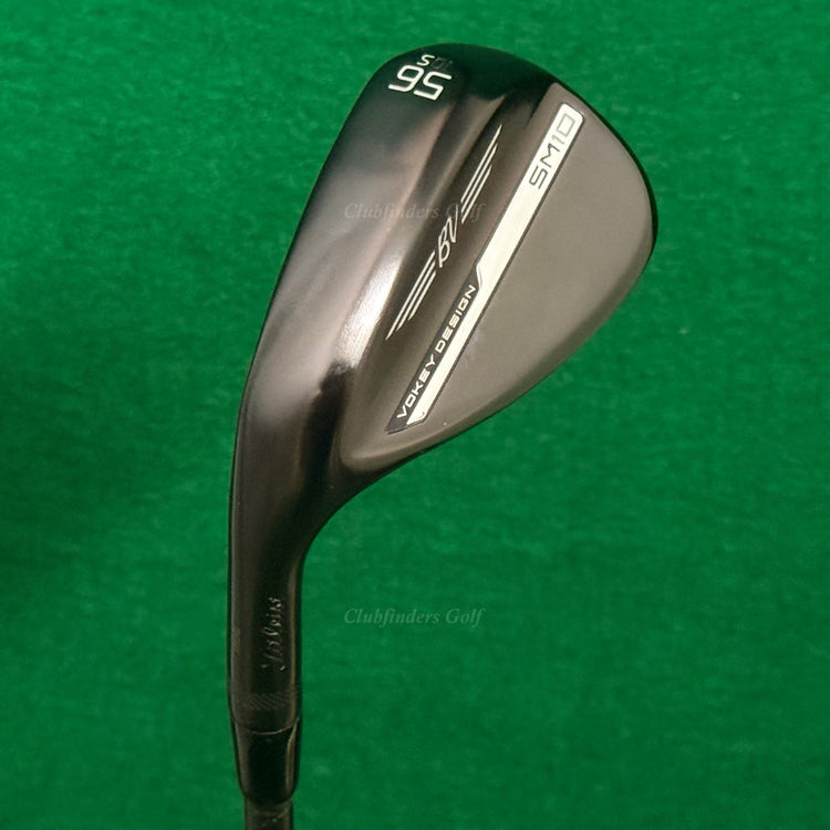 LH Titleist Vokey SM10 Black Vapor 56-10S 56° Sand Wedge Vokey Design Wedge Flex