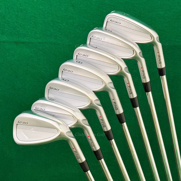 Ping i230 Red Dot 5-UW Iron Set 3 NS Pro Modus 3 Tour 105 Steel Regular