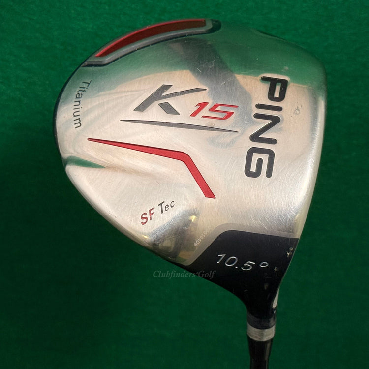 Ping K15 SF Tec Titanium 10.5° Driver Aldila NV 44 Magnum Graphite Regular
