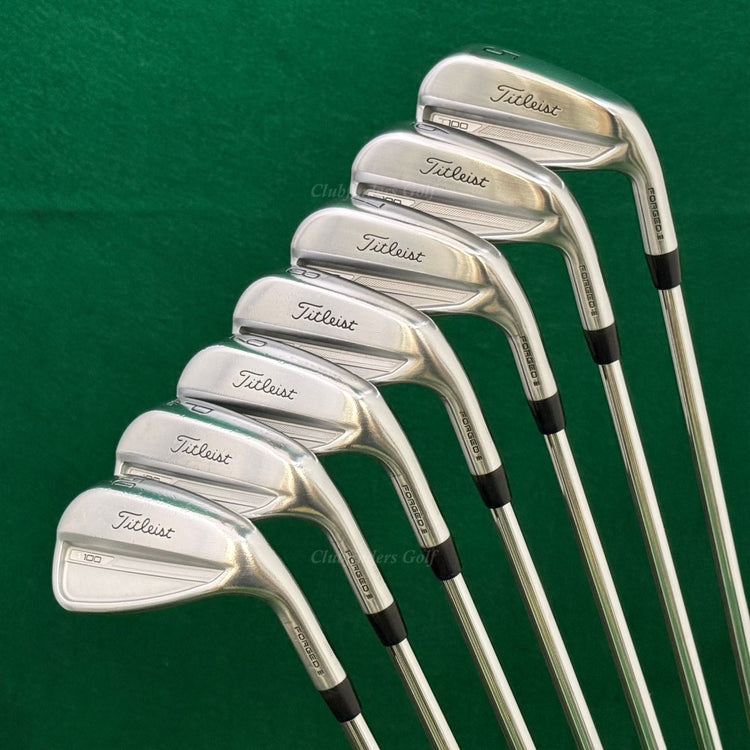 Titleist '23 T100 Forged 5-AW Iron Set TT AMT Tour White S300 Steel Stiff