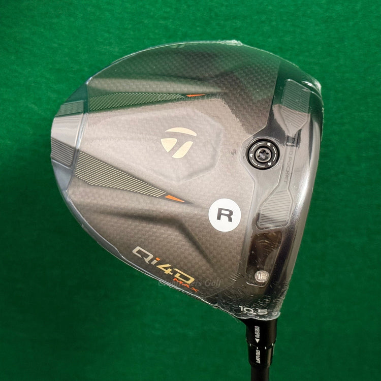 NEW TaylorMade Qi4D Max 10.5° Driver REAX Blue 50-R Graphite Regular w/ HC