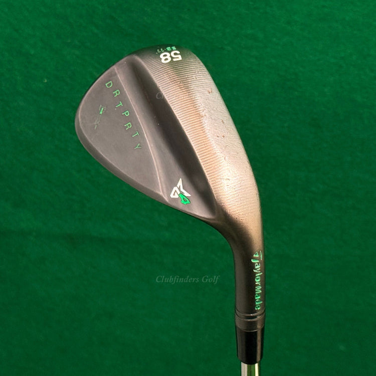 TaylorMade Milled Grind 4 Black 58-SB11 58° Lob Wedge Project X 6.0 Wedge Flex
