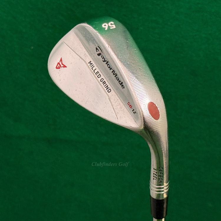TaylorMade Milled Grind Chrome 56-SB12 56° Sand Wedge Dynamic Gold Wedge Flex