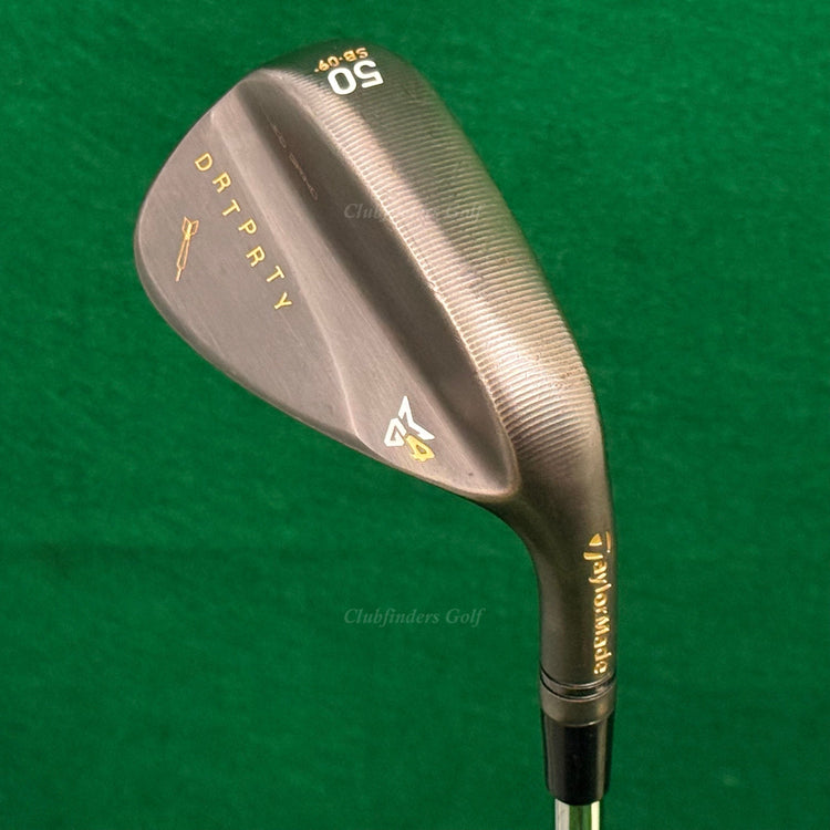 TaylorMade Milled Grind 4 Black 50-SB9 50° Gap Wedge Project X 6.0 Wedge Flex