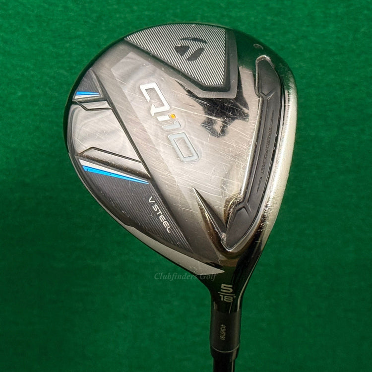 TaylorMade Qi10 V-Steel 18° Fairway Wood 5 Ventus Blue TR FW 6-S Stiff