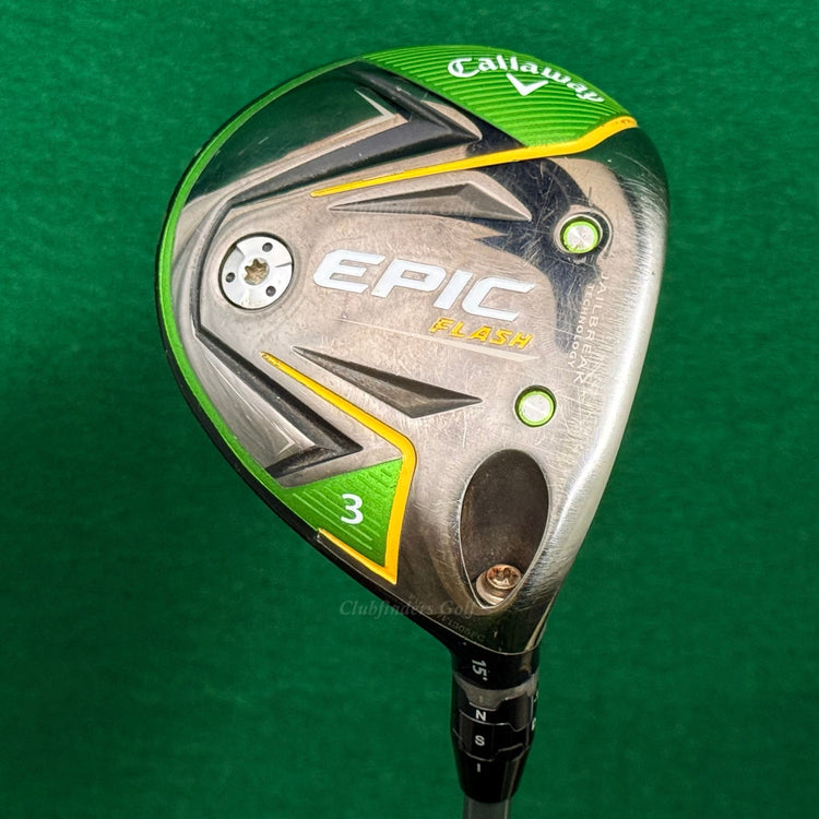 Callaway EPIC Flash 15° Fairway Wood 3 Project X Denali Blue 60G 5.5-R Regular