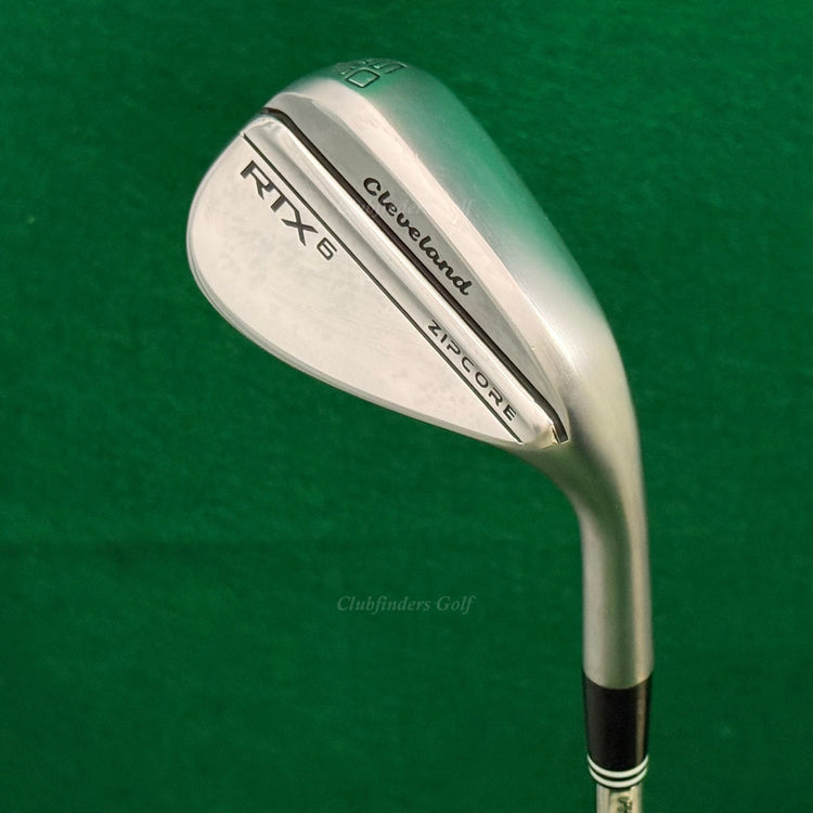 Cleveland RTX 6 Zipcore Mid Chrome 50-10 50° Gap Wedge DG Spinner TI Wedge Flex